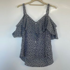 Veronica beard never worn shirt with off-the-shoulder detail